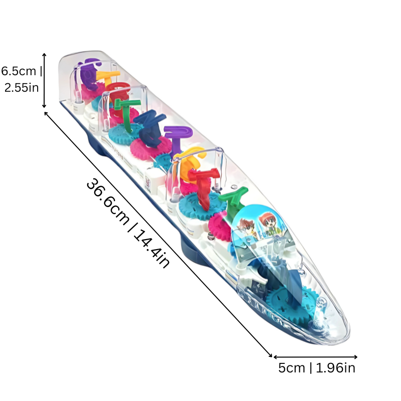Interactieve Muziek- & Lichttrein | Educatief Speelgoed met Geluid – Voor Peuters & Kleuters