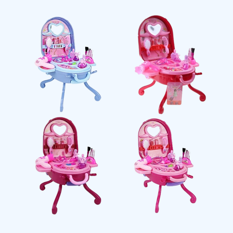 Prinsessen Make-up Kaptafel voor Kinderen - Speeltafel voor Meisjes van 3-6 Jaar - Speelgoed voor Rollenspel