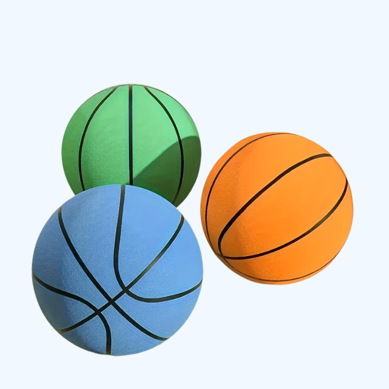 Stille Basketbal - Indoor/Outdoor Sportbal 7,09" - Ideaal voor Kerst & Thanksgiving