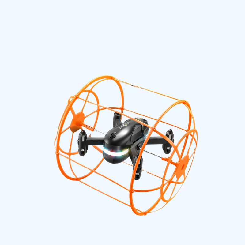 GJV DIY Drone | LED-verlichting, 3 Modi, Oplaadbare Batterij, Afneembaar, Anti-Val, Voor Beginners & Kinderen