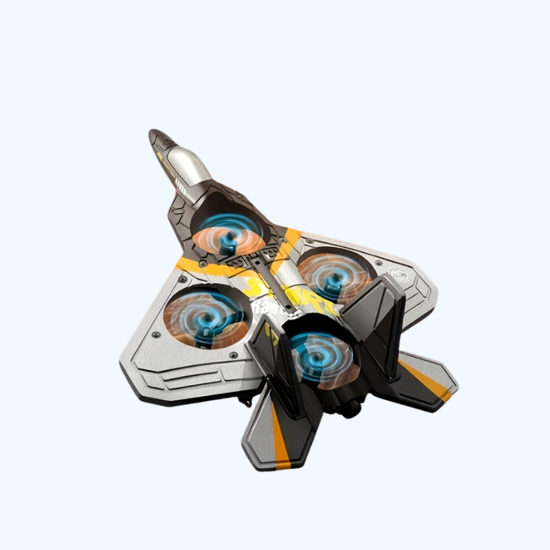 RC Vliegtuig Met 2 Batterijen | EPP-schuim, UAV Glider, Vierassig RC Speelgoed voor Buiten