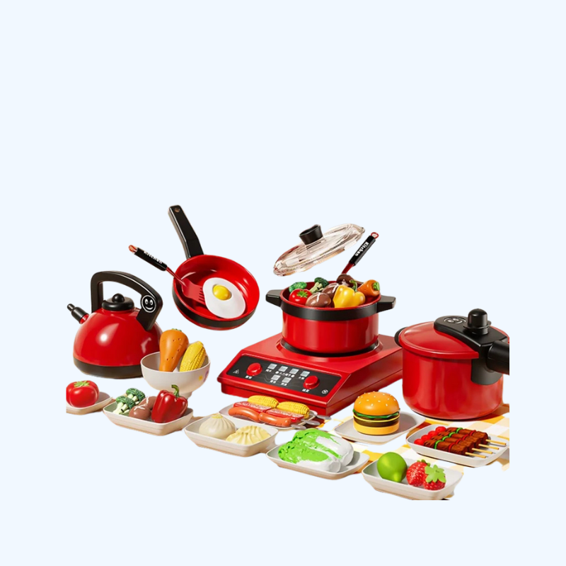 Keukengerei voor Kinderen | Baby Keukenspeelgoed, Puzzelset, 3-6 Jaar Oud, Gesimuleerd Koken, Verjaardagscadeau voor Meisjes