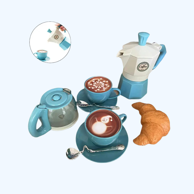 4/11 Stuks Koffie Simulatiespeelgoed Set | Speelkeuken voor Kinderen