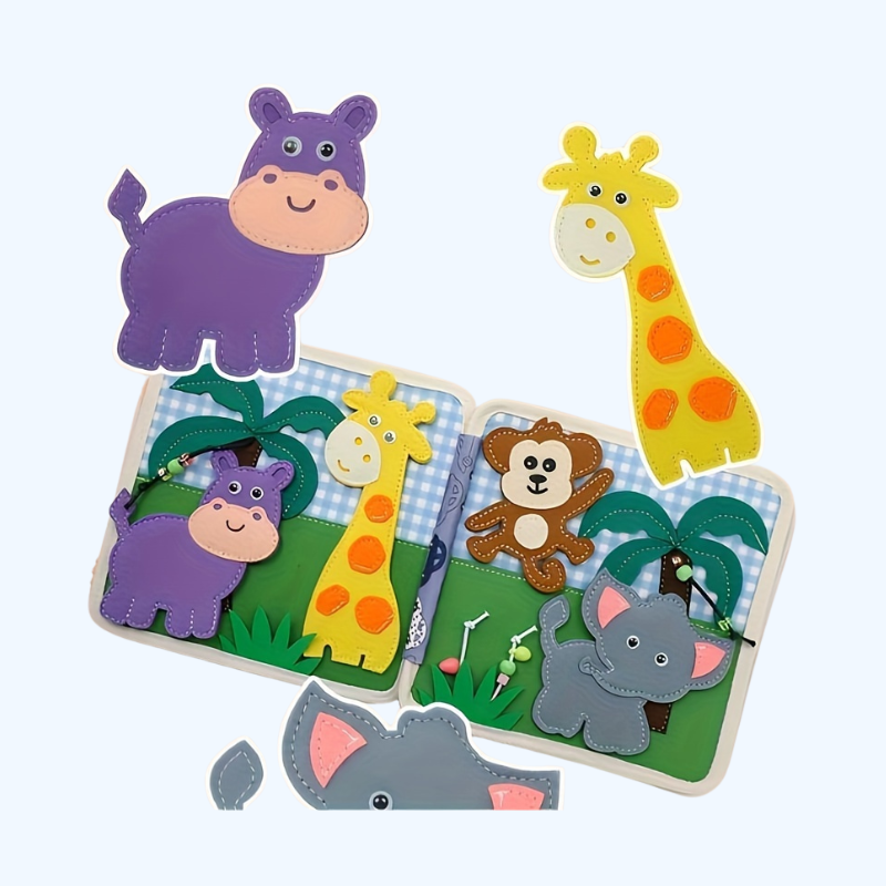 Leeuw Busy Board Boek | Educatief Activiteitenspeelgoed voor Kinderen