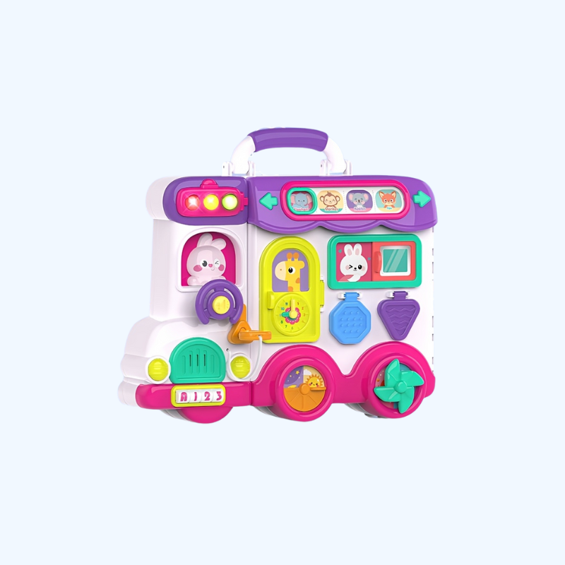 Baby Muzikale Busy Board | Educatief speelgoed voor kinderen van 1-2 jaar. Stimuleert fijne motoriek en sensorische vaardigheden. Ideaal als cadeau voor Kerst, Halloween en verjaardagen.