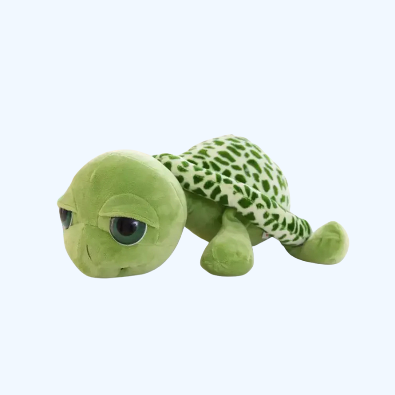 Schattige Grote Ogen Groene Schildpad Pluche | Dieren Pluche Gevulde Speelgoed Cadeau voor Kinderen Jongens en Meisjes