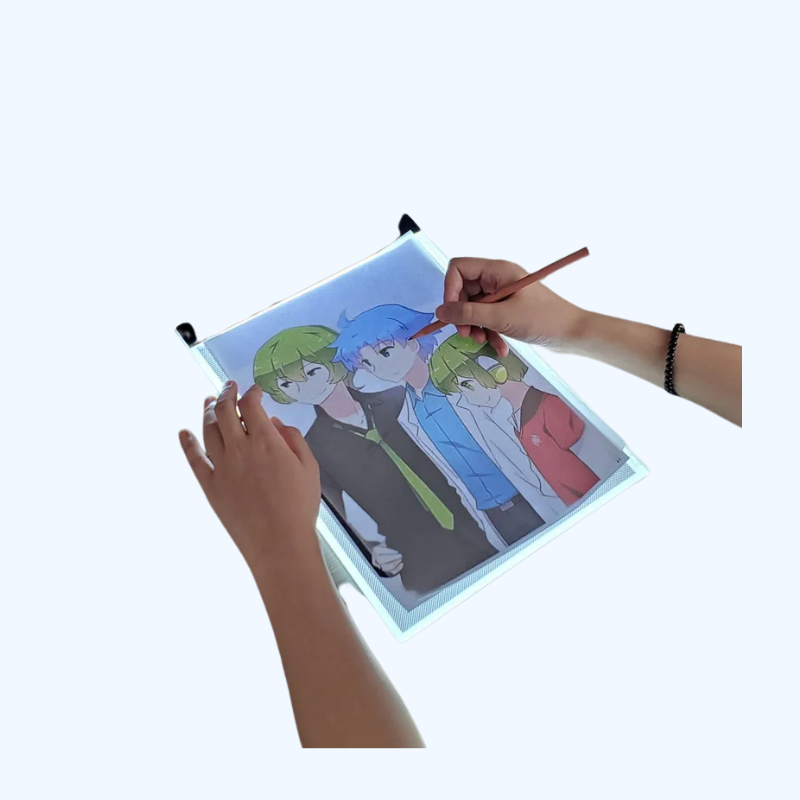 A4 Dimbaar LED Tekenbord | Kopieerpad voor Kinderen, Educatief Schilderbord, Creatief Cadeau voor Kinderen