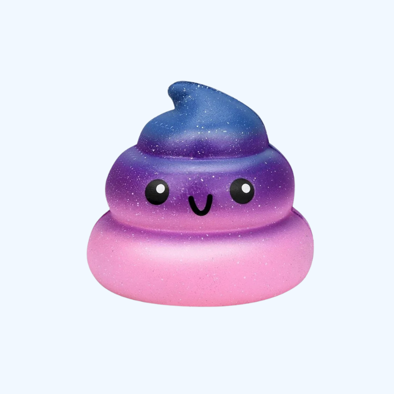 Luxe Galaxy Poo Squishy | Zachte Geurige Knijpstress Speelgoed, Langzaam Rijzend PU Antistress Reliever (776 CM)