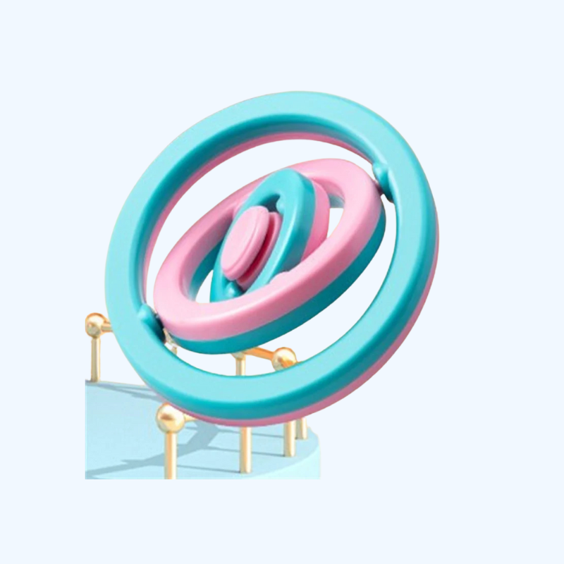 3D Oneindig Flip Gyroscoop | Creatieve Vingertop Gyroscoop, Ontspannend Puzzel Speelgoed, Verjaardagscadeau voor Jongens & Meisjes
