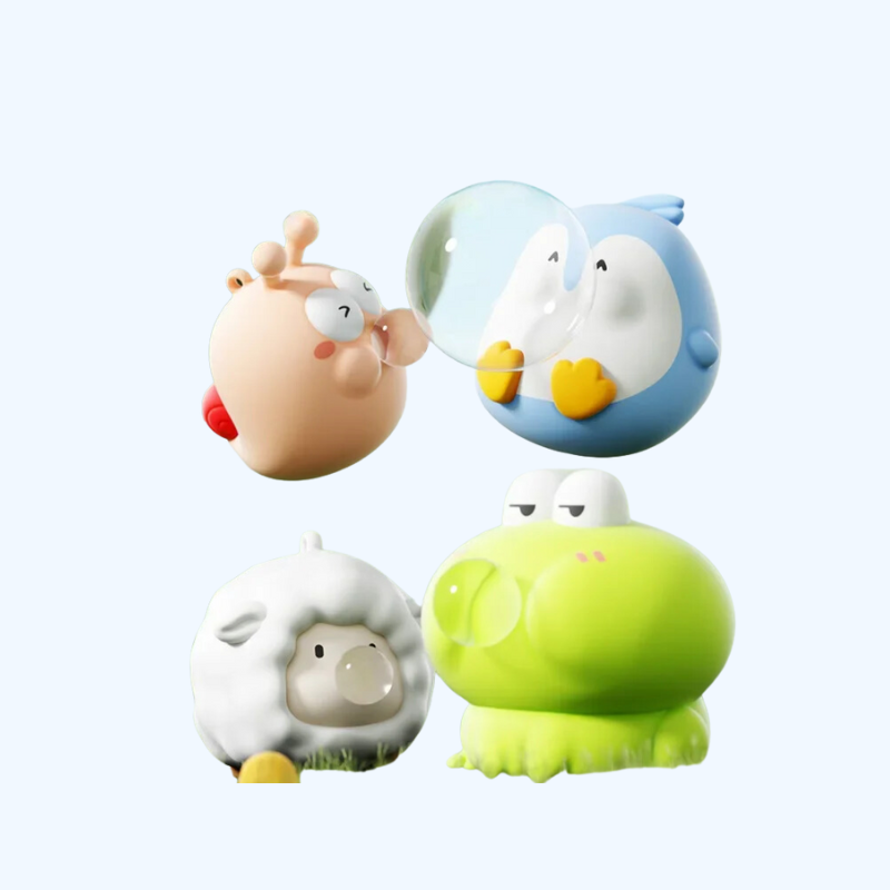 Schattige Dieren Bubbel Spuug Speelgoed | Squishy Sensorisch Speelgoed, Stressverlichting, Cadeau voor Volwassenen & Kinderen