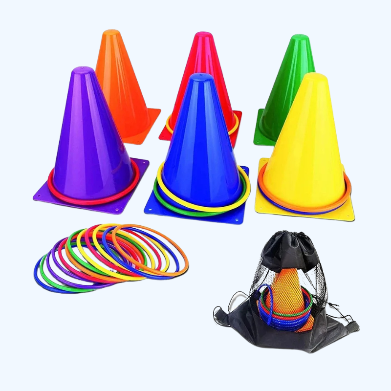 Ouder-Kind Ring Gooi Spel - Buiten Sportspel voor Balans en Coördinatie