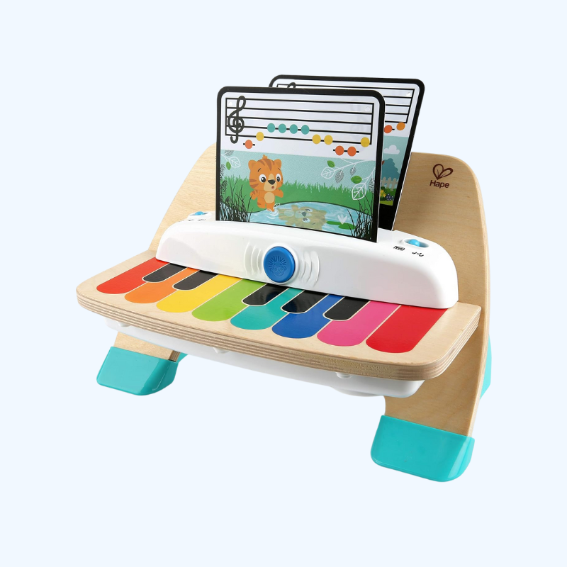Magisch Houten Toetsen Piano | Muziek Speelgoed voor Peuters vanaf 6 Maanden