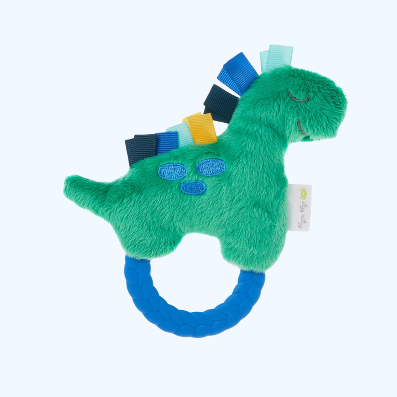 Minky Pluche Tandvlees Speelgoed voor Baby's | Zachte Rammelaar met Geluid en Tandvlees Speelgoed voor Pasgeborenen