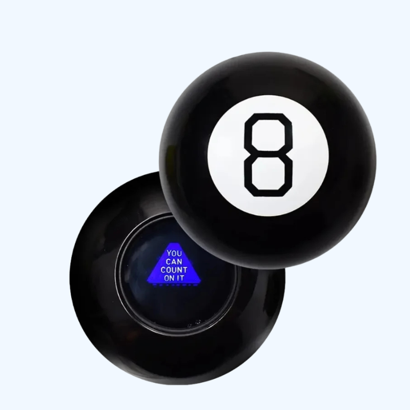 Zwarte 8 Magic Ball | Voorspellende Magische Props, Grappig Party Speelgoed voor Kinderen & Volwassenen