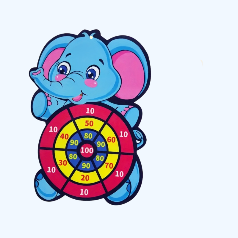 Velcro Dartbord voor Kinderen | Educatief Dieren-Thema Spel