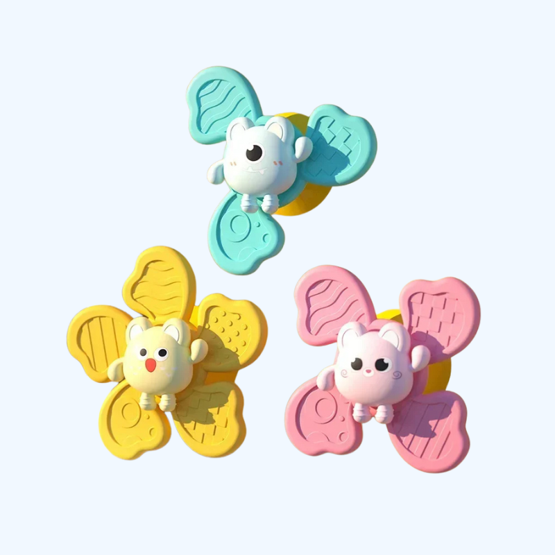 Houd je Baby Vermaakt met de Suction Cup Spinning Toy!