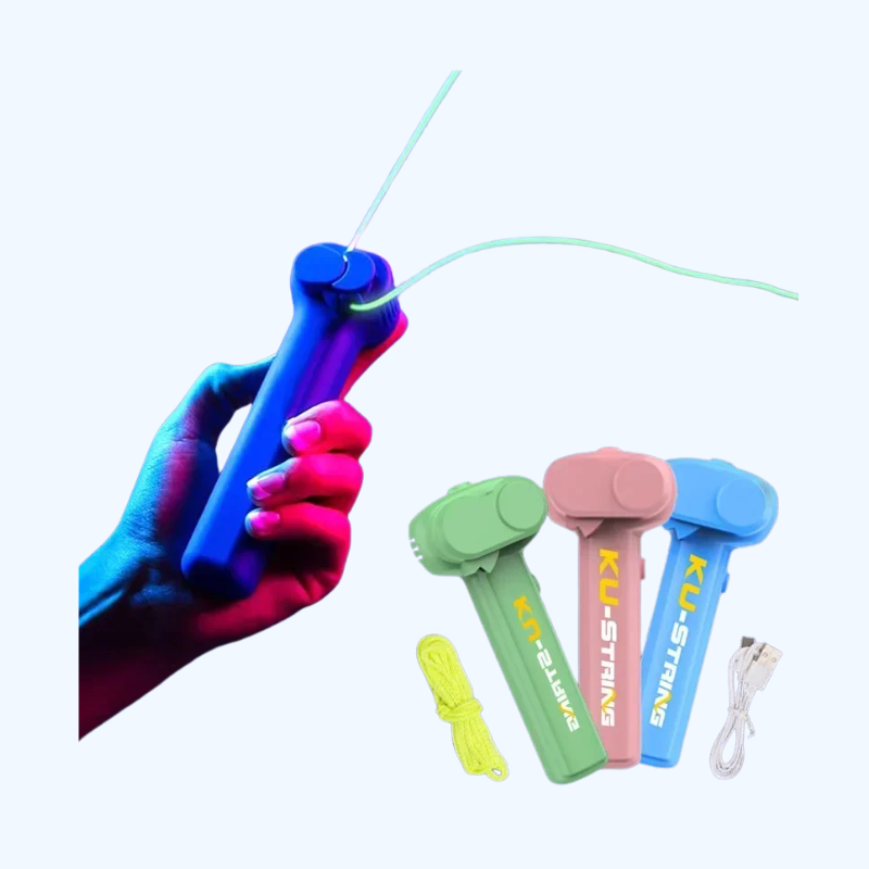 Glow in the Dark Touwlanceerder | Lichtgevend stressverlichtend speelgoed voor kinderen & feestjes