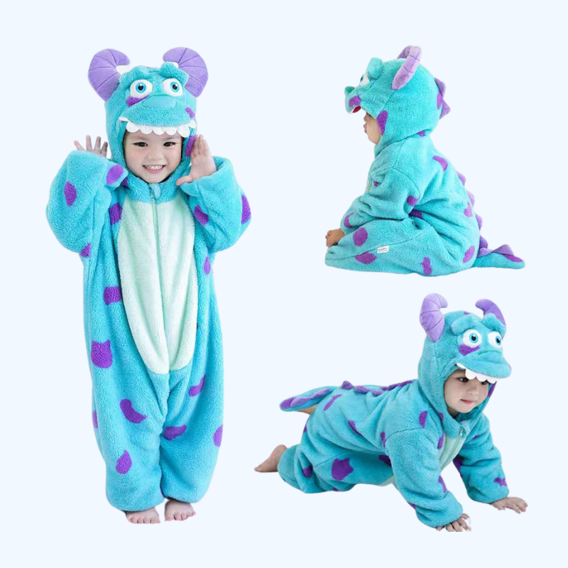 Schattige Monster Onesie voor Baby’s (0-3 jaar) | Zacht & Comfortabel