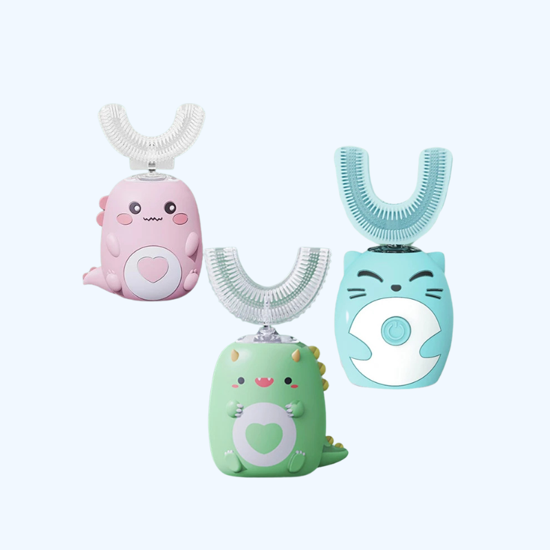 Kindervriendelijke 360° Sonic Elektrische Tandenborstel | Slim & Waterdicht