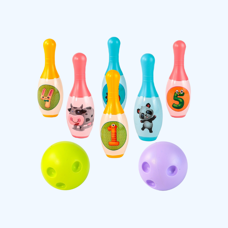 Kinderen Bowling Set | Indoor & outdoor spel, cijfers & dierenherkenning