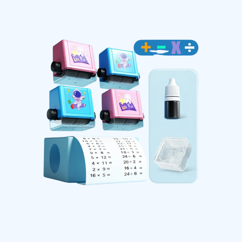 Educatieve Rekenstempel | Optellen & Aftrekken tot 100 voor Kinderen