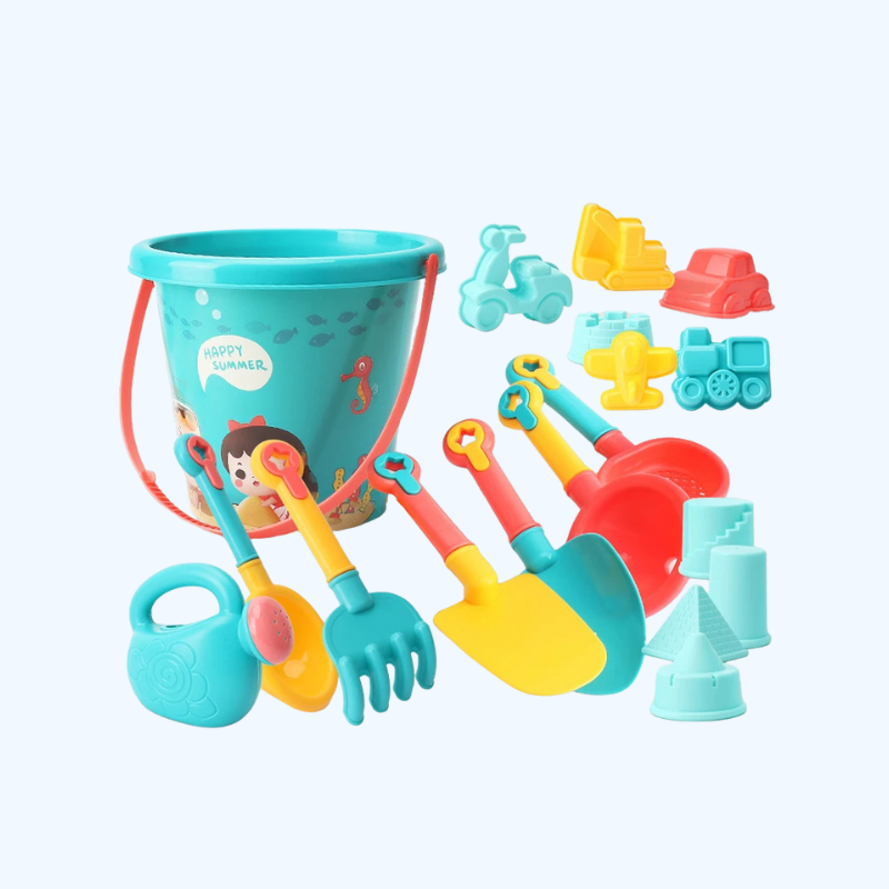 Strandspeelgoed Zandset | Buiten Speelgoed | Zomerspeelgoed | Peutertoys