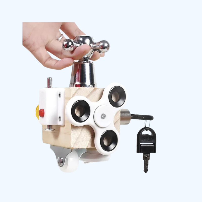 Montessori Activiteitenkubus | Educatief Zintuiglijk Speelgoed