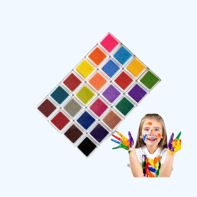 Veilige Vingerverf Set â 24 Kleuren | Creatief Knutselen voor Kinderen