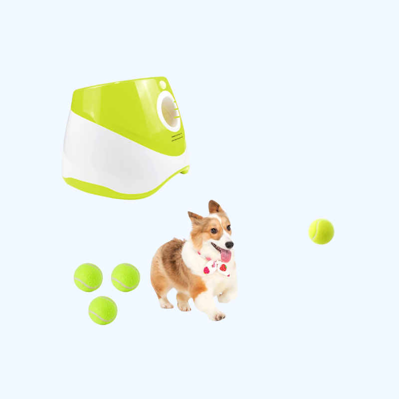 Automatische Ballenwerper voor Honden | Interactief Speelgoed | Binnen & Buiten