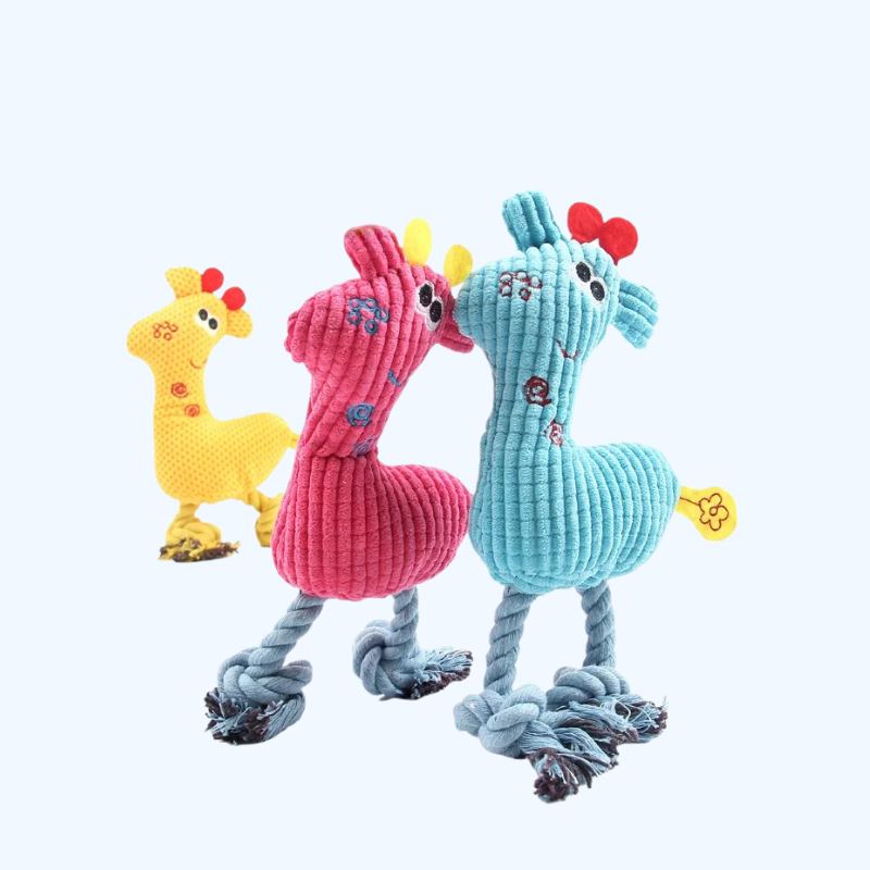 Piepend Pluche Kauwspeelgoed Puppy | Interactief Hondenspeelgoed