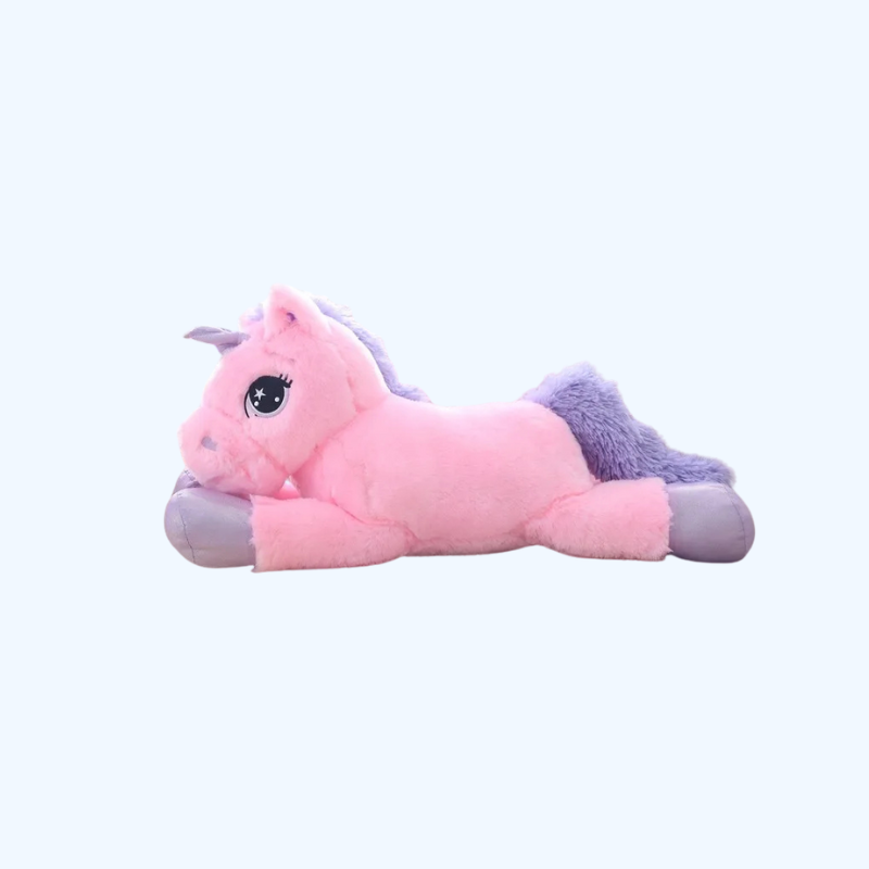 85cm Witte Reuzenpaard Knuffel | Zacht Pluche Speelgoed | Knuffelpaard Cadeau