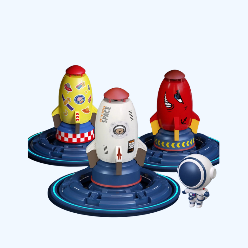 Vliegende Raket Sprinkler | Interactief Tuinspeelgoed voor Kinderen