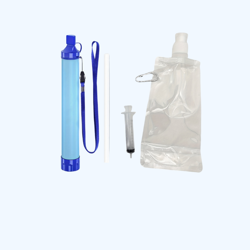 Outdoor Waterfilter Rietje – 0.01 Micron 4-Laagse Zuivering | Voor Overleving & Reizen