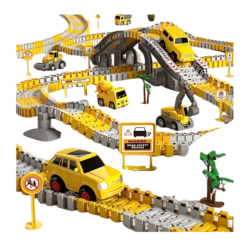 DIY Elektrische Trein Baan | Bouw- & Railvoertuigen | Educatief | Cadeau voor Kinderen