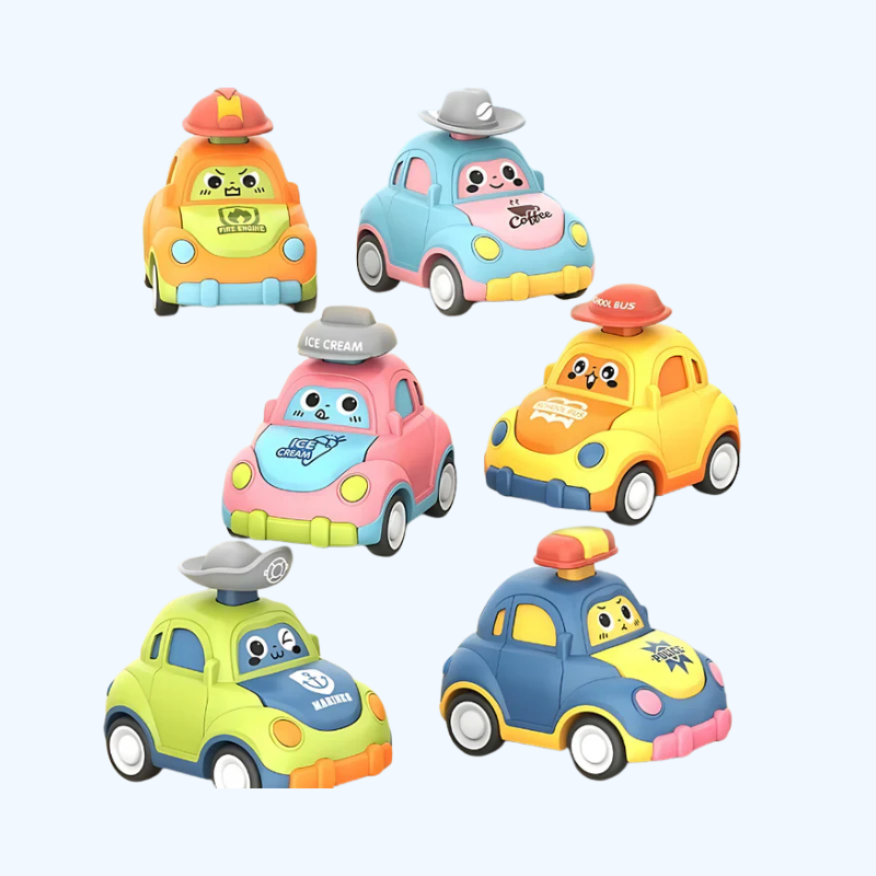Zelfrijdende Speelgoedauto Kind | Push & Go Auto vanaf 1 Jaar