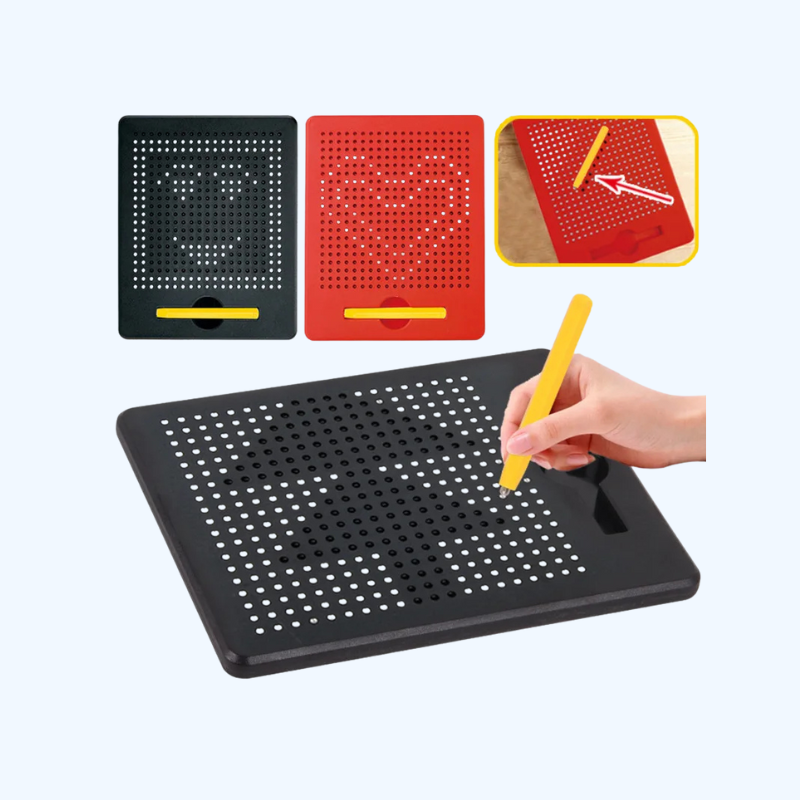 Magnetische Bal Tekenbord Met Pen, Leer Tablet Voor Tekenen, Montessori Educatief Speelgoed Voor Kinderen En Volwassenen