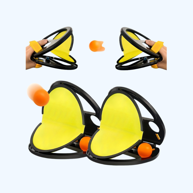 Vang-en-Gooi Spel Set | Leuk buitenspel met 6 stuks en 4 ballen