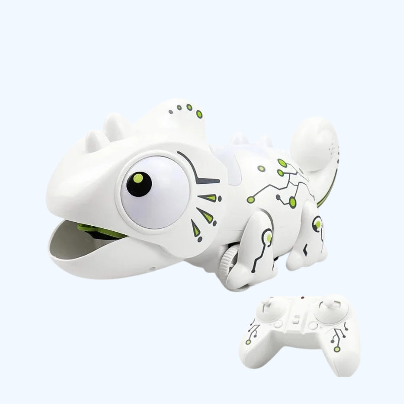 Hoog Gesimuleerde Kameleon | 2.4G Afstandsbediening RC Robot Met Licht, Geluidseffect, Zwierende Staart en Uitschuifbare Tong | Intelligente Dierenspeelgoed