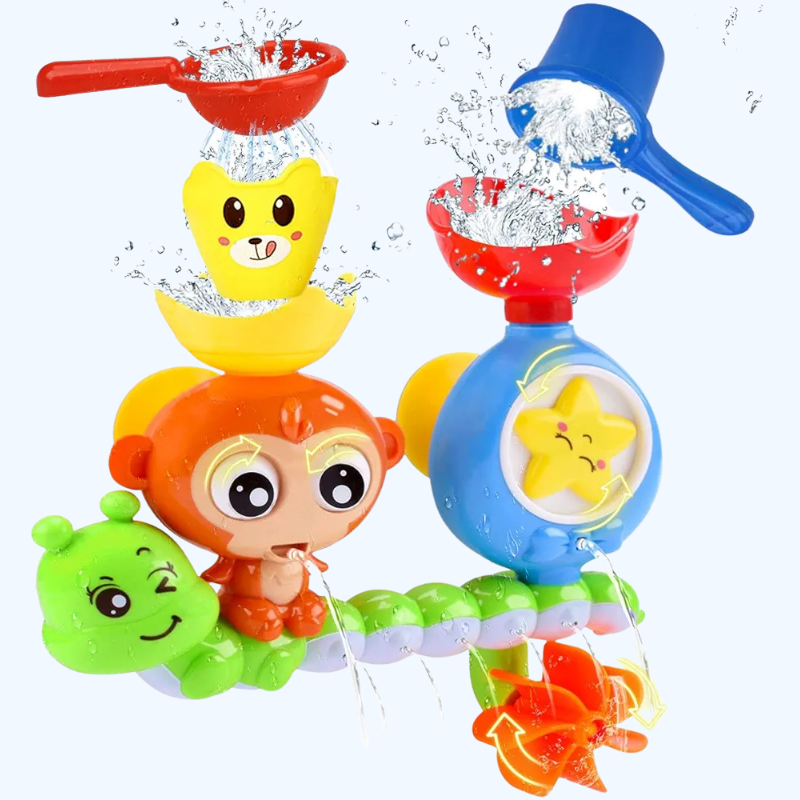 Schattige Dieren Badkuip Speelgoed | Waterbad Speelgoedset voor Peuters 1 2 3 4 Jaar Jongens Meisjes