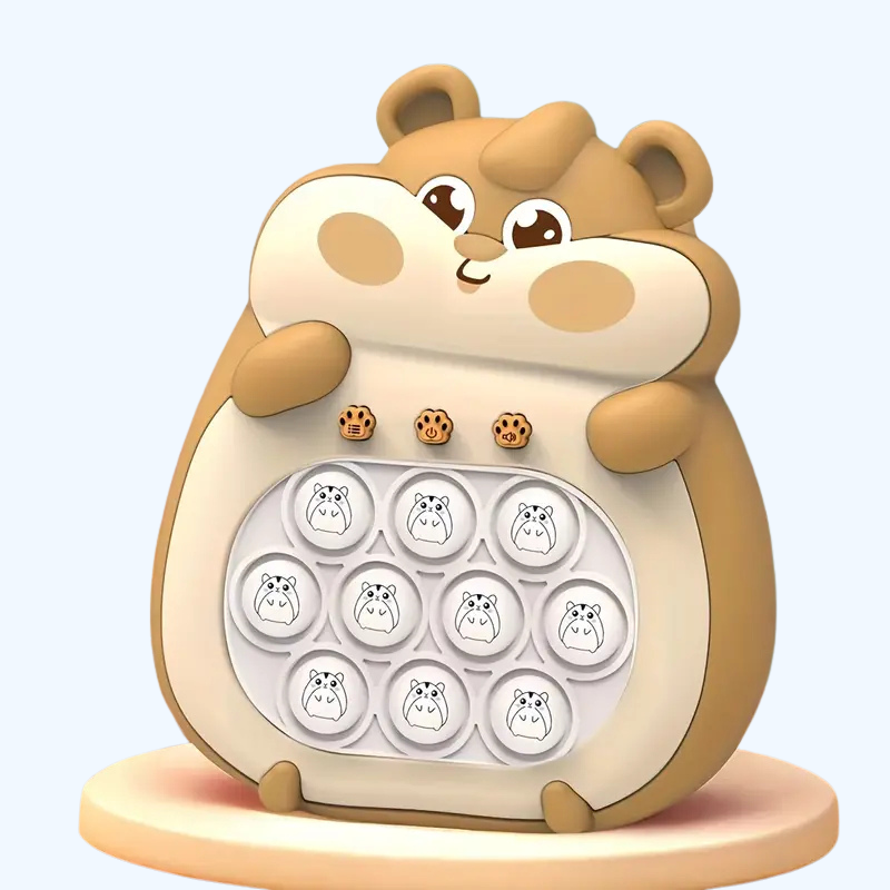 Bubble Fidget Intelligentie Speelgoed Console | 4 Modi, 999 Speelniveaus met Lichten, Snel Drukken Handheld Puzzel Voor Peuters