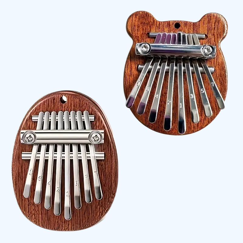 Acht-Noten Mini Duimpiano | Handmuziekinstrument voor Kinderen en Volwassenen