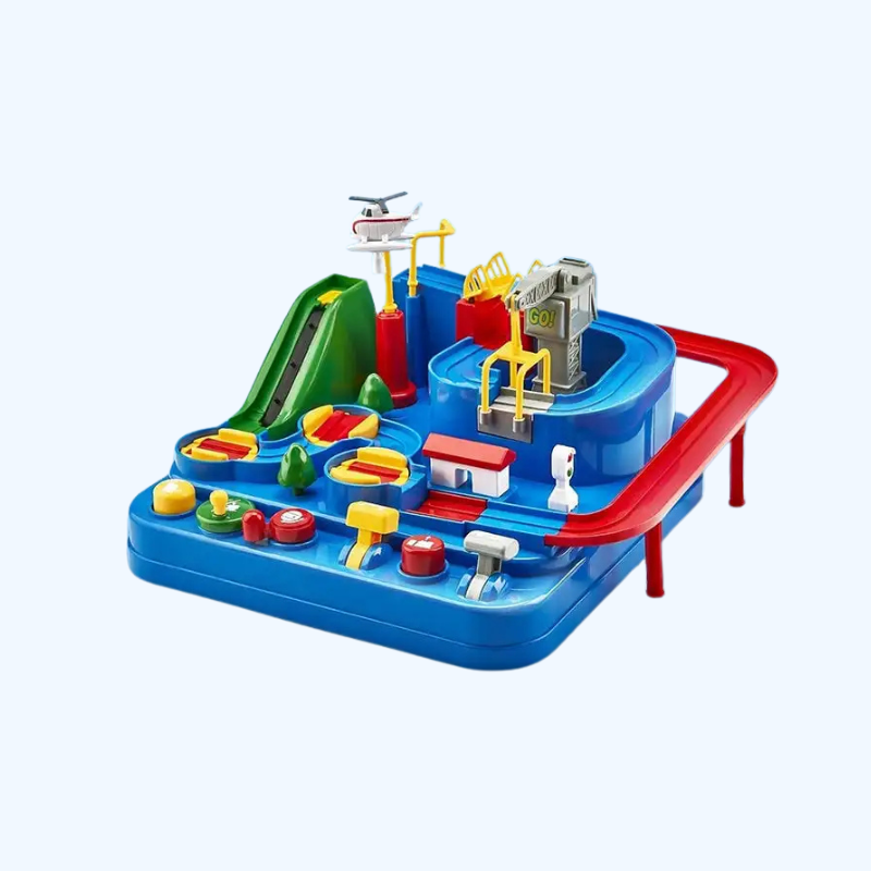 Racebaan Auto Speelgoed | Interactief Trein- & Raketspel