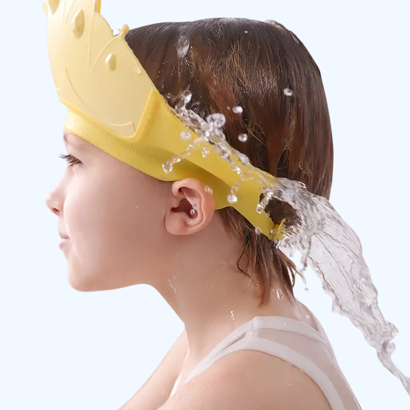 Waterdichte Oorbescherming Hoed voor Kinderen | Kroon Douchekap voor Kinderen