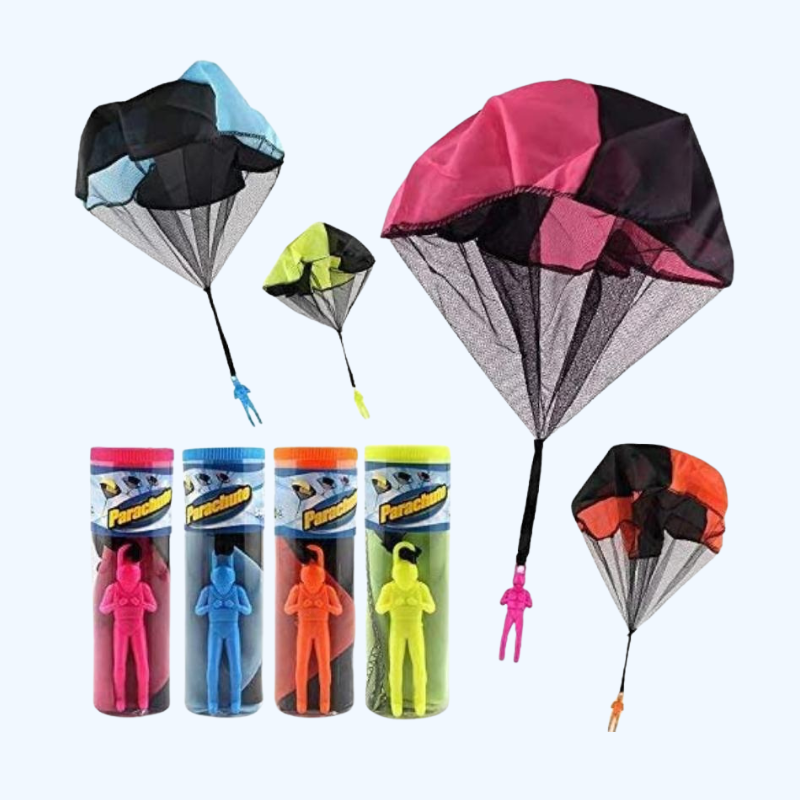 Parachute Speelgoed met Figuren | Gooi- en Buitenspeelgoed, Cadeau voor Pasen Kerst Halloween