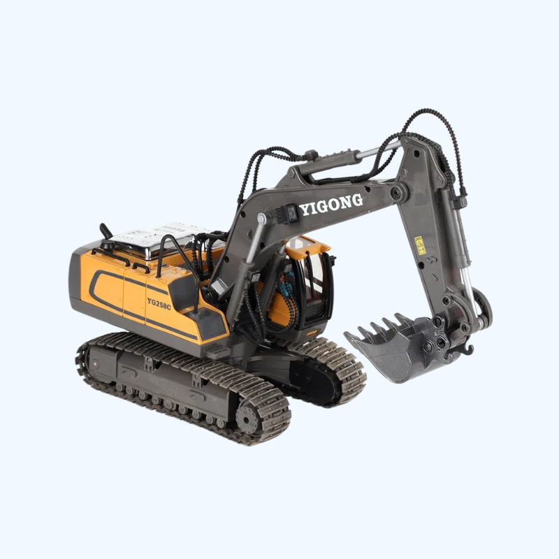 1 stuk Hoogwaardig Afstandsbedienings Graafmachine met Realistisch Ontwerp en Verbazingwekkende Esthetiek â Ideaal Voor Kinderen en Verzamelaars