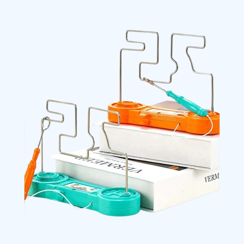 Montessori Elektrisch Schokspel Speelgoed - Onderwijs Elektrisch Doolhof Spel, Wetenschappelijke Experimenten Cadeau voor Kinderen