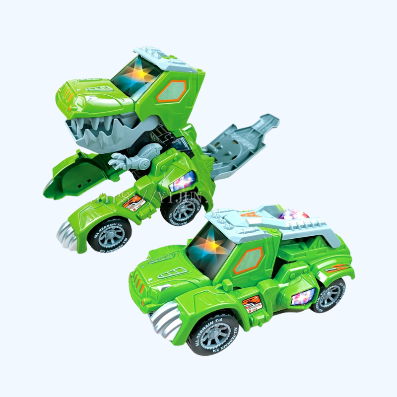 Deformatie dinosaur auto's - Automatisch robotmodel met elektrische stunts, geweldig cadeau voor jongens