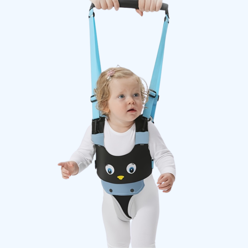 Kinder Loopharnas | Zachte Polyester Veiligheidsriem | Verstelbaar voor Jongens & Meisjes in Roze, Grijs of Blauw