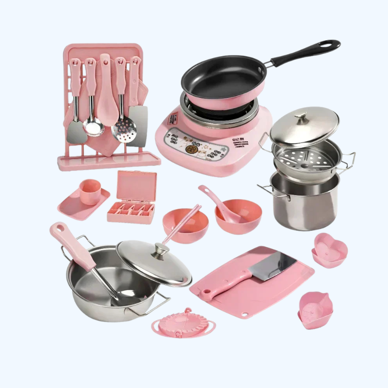 Mini Keukenset voor Meisjes | Rollenspel Speelgoed voor Binnenplezier