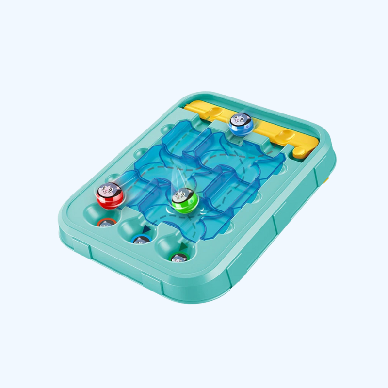 Educatief Speelgoed Kitten Doolhof - IQ Puzzel Bordspel voor Logisch Denken en Planningsvaardigheden, Montessori Training Speelgoed